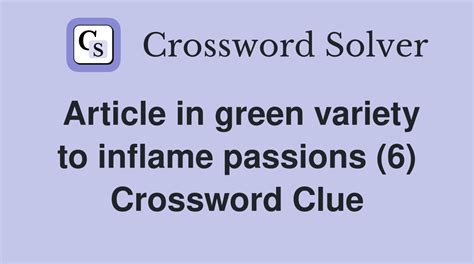 passions crossword clue|passionate 6 letters.